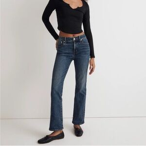 Madewell Tall Kick Out Crop Jeans in Arlen wash size 28 TALL NWOT NM822